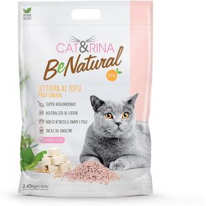 Shiliu-Cat&rina Benatural, 5,5 L De Litière Pour Chat Au Tofu. Litière Agglomérante Végétale. Jusqu'à 30 Jours D'utilisation. Jetab[ - Neuf