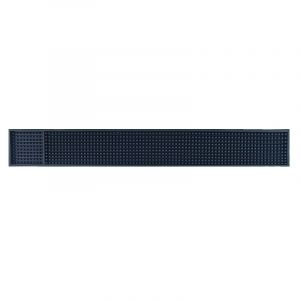 Tapis De R&eacute;cup&eacute;ration Pour Ustensiles, 60 X 8 X 1 Cm, En Pvc Noir, Pour Comptoir De Bar Pliable - Neuf