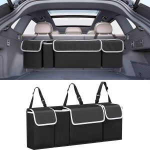 Chenquansarl-Organ Ur De Coffre De Voiture, Organ Ur De Coffre De Voiture, Boîte De Rangement Oxford, Pliable, Étanche, 4 Poches - Neuf
