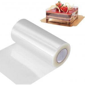 Chenquansarl-Colliergteautransparentrubandegteaurouleauxgteauxdcorationpourentourerlesgteauxmoussecerclepatisseriechocolat10cm10m - Neuf