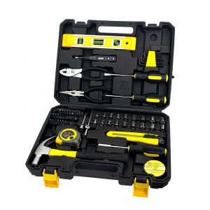 Ensemble d'outils de bricolage pour l'entretien m&eacute;nager et automobile, trousse &agrave; outils de r&eacute;paration de 78 pi&egrave;ces, adapt&eacute;e &agrave; l'entretien domestique et au bricolage - Neuf