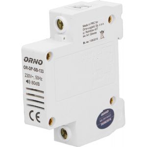 KALANKA-ORNO DP-SB-133 Sonnette Filaire M&eacute;canique pour Le Module Rail DIN-1 1 Tonne 80dB - Neuf