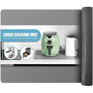 Ayuhr-Tapis En Silicone Très Grand 50x70cm,1.5mm Antidérapant Tapis De Table Silicone - Résistant À La Chaleur - Pour Le Bricolage, La Peinture, La Résine, La Couture - Neuf