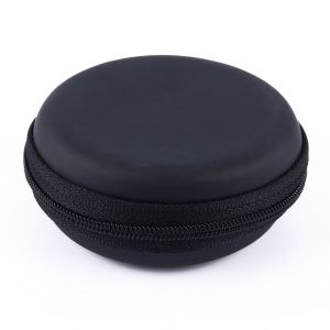 Etui De Rangement Rigide Rond De Haute Qualite Pour Ecouteurs, Cartes Sd Et Tf - Neuf
