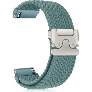 Bnhgo-Nylon Bracelets De Montre 20mm 22mm 18mm, Bracelet Tressé Sport Strap, Parachute Boucle, Libération Rapide, Homme Femme, Bracelets Elastique, Doux, Confortable Pour [20 Mm Vert] - Neuf