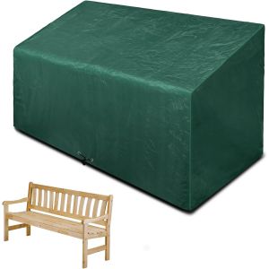 Letnerny-Housse De Banc De Jardin 3 Places Imperm&iquest;&iquest;Able En Poly&iquest;&iquest;Thyl&iquest;&iquest;Ne Avec Cordon De Serrage - Anti-Uv Et Coupe-Vent - 163 X 66 X 63/89 Cm - Neuf