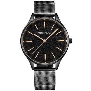 Mini Focus Femmes Mode Simple Pu Pochoir Bracelet Analogique Quartz Montre-Bracelet - Neuf