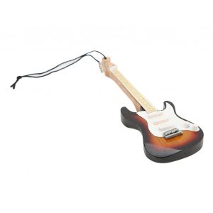 Pendentif pour instruments de musique en bois en forme de guitare, exquis, magnifique, mini, avec des details fins - Neuf