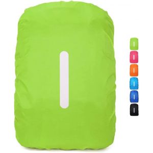ERYI-Lot De 1 Housse De Sac À Dos Réfléchissante, Housse De Imperméable Pour Protection Sac À Dos Pluie, Housse Sac À Dos Imperméable Réfléchissante En Plein Air Pour Randonnée, Équitation, Escalade - Neuf