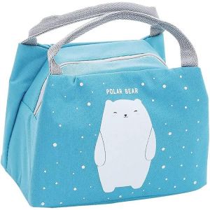 Sac &agrave; d&eacute;jeuner isotherme mignon pour femme, bo&icirc;te &agrave; d&eacute;jeuner, sac isotherme &eacute;tanche, sac fourre-tout &agrave; fermeture &eacute;clair - Neuf