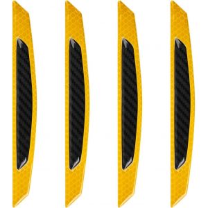 Lot de 4 bandes de protection pour portières de voiture, autocollant pour portières de voiture, protection anti-collision adaptée à différents modèles - Neuf