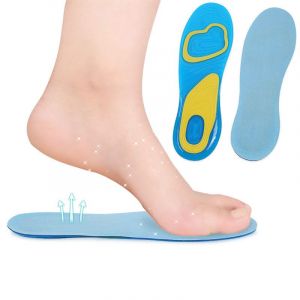 Semelles En Gel - Une Paire - Soulagement De La Douleur - Idéal Pour Le Sport, La Marche, La Course Et La Randonnée 40-45 - Neuf