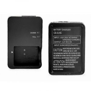 Chargeur pour Canon CB-2LHE, compatible avec NB-13L, G7X, G5X, G9X, SX720, SX620, avec cordon d'alimentation (bon etat) - Neuf