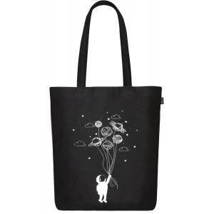 Kalanka-Ecoright 100% Organic Canvas Tote Bag With Zip, Eco-Friendly Small Tote Bags For Women For Christmas, Travel, Beach & Shopping - Neuf