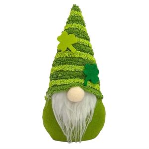 Saint-Patrick Leprechaun Peluche D&eacute;cor Irlandais En Peluche Gnome Poup&eacute;e-A - Neuf