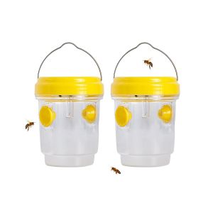 Pi&egrave;ge &Agrave; Gu&ecirc;pes Et Abeilles Solaire - Lot De 2, Attrape-Gu&ecirc;pes Et Frelons - Neuf