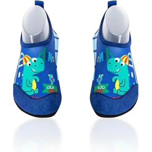 Ihkhu-Chaussons Enfant,Chaussons Garcon Filles,Pantoufles Enfant Doux Antidérapant,Chaussons Enfant Souple Semelle Souple Respirant,Chaussures Antidérapants Légers Sèche Vite,Chaussures De Plage - Neuf