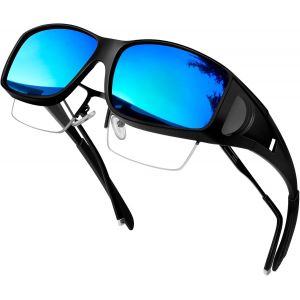 Ersan-Surlunettes De Soleil Polaris&eacute;es Pour Homme Et Femme, Lunettes De Soleil Uv400 Pour Cyclisme Tennis V&eacute;lo Moto - Neuf