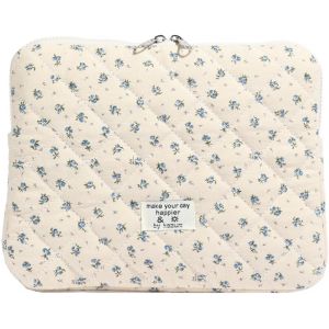 acdsgd-Puffy Housse de protection pour ordinateur portable de 11-15"" Motif floral Compatible avec MacBook Air/Pro Case Notebook 13,3-13,6"" Housse esth&eacute;tique pour iPad Pro - Neuf