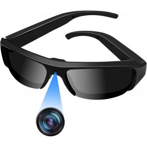 SUBZONAL-Lunettes Cam&eacute;ra HD1080P, Cam&eacute;ra d'action avec Lunettes de Soleil, Enregistreur Vid&eacute;o de Lunettes avec Carte Micro SD de 16 Go pour Le Camping, la p&ecirc;che et d'autres activit&eacute;s de Plein air - Neuf
