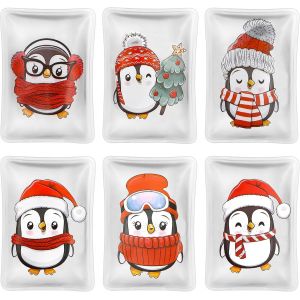 JGD-Lot de 6 Chauffe-Mains r&eacute;utilisables - Chauffe-Mains pour Enfants - Chauffe-Mains pour Enfants - pour Le Bureau, Les Jours froids et Les d&eacute;placements - Neuf