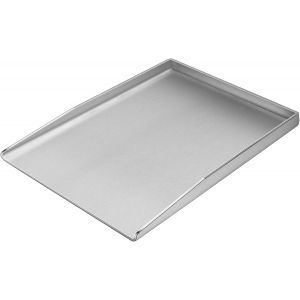 Ulteronixshop-Plancha universelle en acier inoxydable - 27 x 20 cm - Pour barbecue &agrave; gaz Weber et barbecue au charbon de bois - Rectangulaire - Massive - Neuf