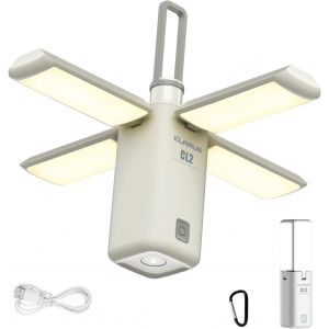 Cl2 Lampe Camping Multifonctionnelle, 10000 Mah Rechargeable Lanterne Camping D&eacute;formable, 750 Lumens ,8 Modes D'&eacute;clairage, Lanterne Led &Eacute;tanche Ipx5 Pour Tentes, P&ecirc;che, Randonn&eacute;e D'urgence - Neuf