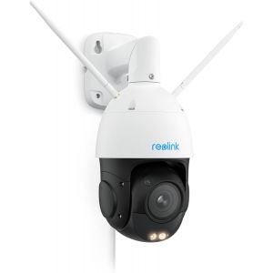 4K Ptz Wifi Surveillance Camera Outdoor Wi-Fi 6 Zoom 5X Optical Zoom, 360° Pan & 90° Tilt, 360° Ip Camera Auto Tracking, Color/Ir Night Vision, Two-Way Audio, Ai Detection, Rlc-823S1W - Neuf