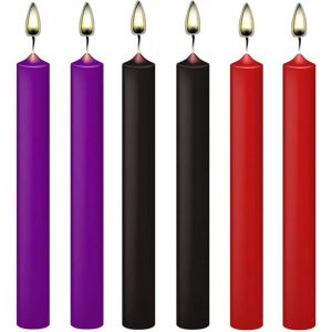 6Pcs Bougies À Basse Température, Bougies Pour Couples Amoureux, Bougies Longues Minces Pour Maison - Neuf