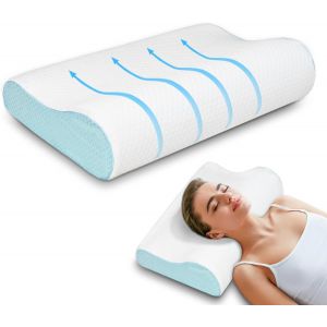 Oreillers de Cou Confortables pour soulager la Douleur avec Mousse &agrave; m&eacute;moire de Forme - Neuf
