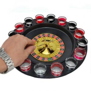 Jeu De Roulette &Agrave; Boire, Jeu De Roulette Russe, Jeu De Vin, Jeu De Rotation De Roulette-Noir - Neuf