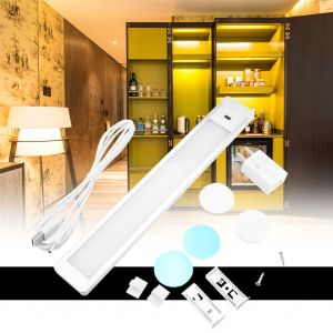 HJLIAN Bande lumineuse LED 5 W pour cuisine, sous-meuble, comptoir de bar, lampe d'eclairage activee par un mouvement de la main - Neuf