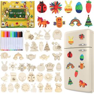 ERYI-Aimants De Réfrigérateur Enfant,36Pcs Animaux Magnetique,Kit Activité Manuelle Enfant,Aimants De Réfrigérateur,Jouet Idéal Et Petits Cadeaux Pour Les Enfants De 3 4 5 6 7 8 9 10 11 12 Ans - Neuf