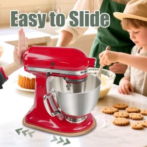 KALANKA-Glissi&egrave;re en bois Compatible avec le Batteur sur Socle Kitchen Aid de 4,5 &agrave; 5 Pintes &agrave; t&ecirc;te Inclinable, Glissi&egrave;res pour Comptoir de Cuisine - Neuf