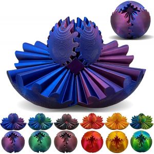 Gear Ball - Imprim&eacute; En 3d Gear Ball Spinning Ball Ou Cube Fidget Toy Gear Ball Gear Ball Fidget Toy Stress Ball Gear Ball Jouet De Table Fidget Ball Gear Toy - Neuf