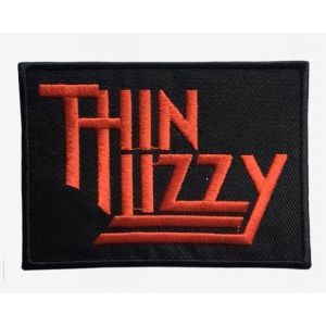 &Eacute;cusson Thermocollant Thin Lizzy Logo Rouge Hard Rock Patch - Neuf