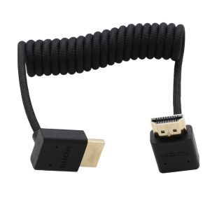 KALANKA-Câble HDMI 8K 4K pour PC TV PS5 Xbox, ATOMOS Ninja V Shinobi, Sony A9III A7RV A7M4 FX3 FX30 FX6, Canon C80 C70 R1 R5 Mark II, Panasonic BGH1 S5IIX S1RII G9M2 GH5II, tressé enroulé - Neuf