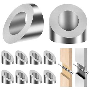 33 rondelles d'angle biseautées 9 mm,pour kit de quincaillerie de garde-corps de câble de 8 mm,pour poteaux d'extrémité en métal et bois en aluminium,bricolage - Neuf