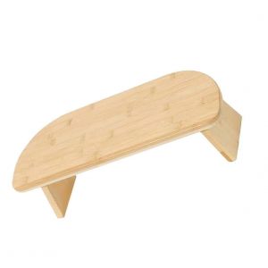 Bambou Banc De M&eacute;ditation L&eacute;g&egrave;re Antid&eacute;rapante Yoga Banc &Agrave; C&ocirc;t&eacute; De La Poign&eacute;e Pour La Maison Des Temples Et Des Chambres Design Compact - Neuf