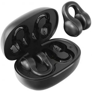 JGD-&Eacute;couteurs Bluetooth 5.4 Sans Fil, &Eacute;couteurs Clip Oreille Ouvert Sport avec Microphone Int&eacute;gr&eacute;, Son HiFi avec Affichage Num&eacute;rique Sans Fil pour L'entra&icirc;nement, Casque &agrave; Pince pour Deporte/Voyage/&Eacute; - Neuf