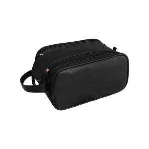 Trousse de toilette de voyage suspendue pour femme - Organisateur de maquillage &eacute;tanche - Noir - Neuf