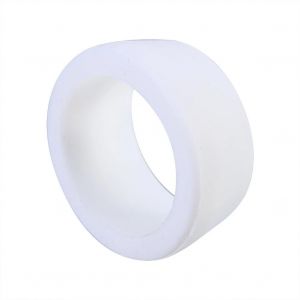 Anneau De Protection Anti-Poussi&egrave;re De Tige De Selle De V&eacute;lo De Montagne En Silicone &Eacute;lastique (Blanc / 25-30mm) - Neuf