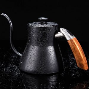 HJLIAN Bouilloire a cafe et a the en acier inoxydable 800 ml, verseuse, pour la maison, la cuisine, outils de preparation du the - Neuf