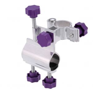 Support De Canne à PêChe En Alliage D'aluminium Durable, Support De Pince De Chaise, Accessoire De MatéRiel (Violet) - Neuf