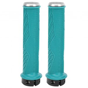 Enlee Lot De 2 Poignees De Velo Verrouillables En Caoutchouc Antiderapantes Et Resistantes Aux Chocs - Neuf