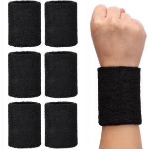 Protege Poignet Eponge Pour Tennis-Lot 6x Bracelet Prot&egrave;ge Poignet Musculation Pour Crossfit Foot Basketball-Serre Poignet Protection Absorbante Pour Sport Homme Femme - Neuf