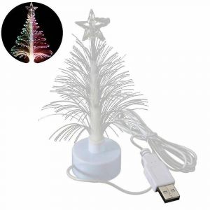 Usb Led Pour L'arbre De No&euml;l De La Nuit De La Lumi&egrave;re Changeant De Couleur De Fibre Optique De No&euml;l, D&eacute;coration De Prop - Neuf