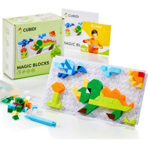 KALANKA-® Jeu de mosaïque original ¿ Édition amusante de dinosaures | Jeu créatif à emboîter comme jouet à partir de 4 ans garçon et fille | Jouet éducatif pour stimuler l'imagination | Cadeaux pour - Neuf