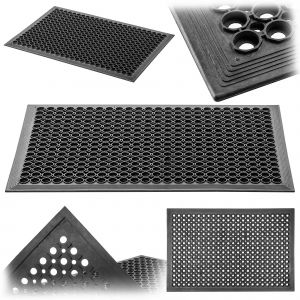 Kadax Paillasson D'ext&eacute;rieur Pour La Maison, Ajour&eacute;, Avec Rampe, 40x60 Cm - Neuf