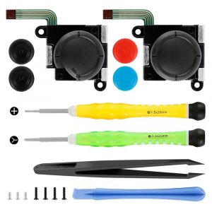 Joystick Analogique 3d De Remplacement Pour Manettes Joy-Con Switch Avec Outils De R&eacute;paration - Neuf